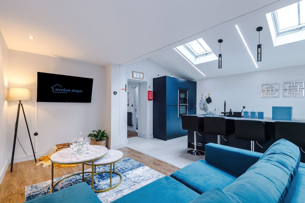 Living room transformation after